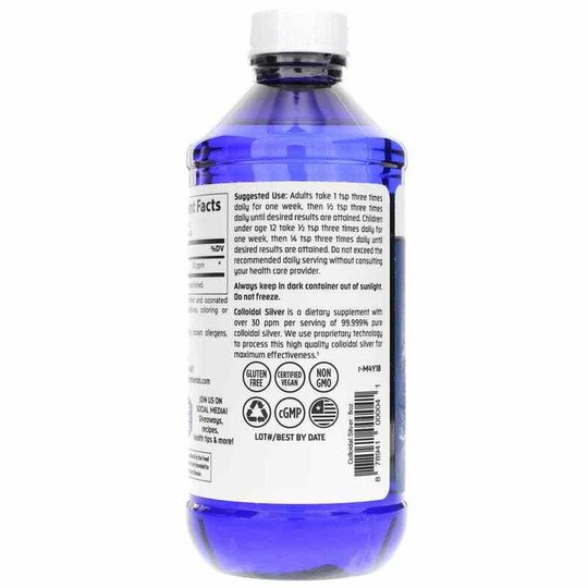 Colloidal Silver 30 PPM, TMR